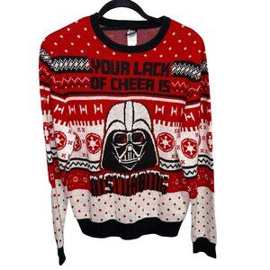 Star Wars Darth Vader Ugly Christmas Sweater Sz L